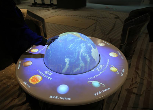 球幕投影在科普展厅的应用场景